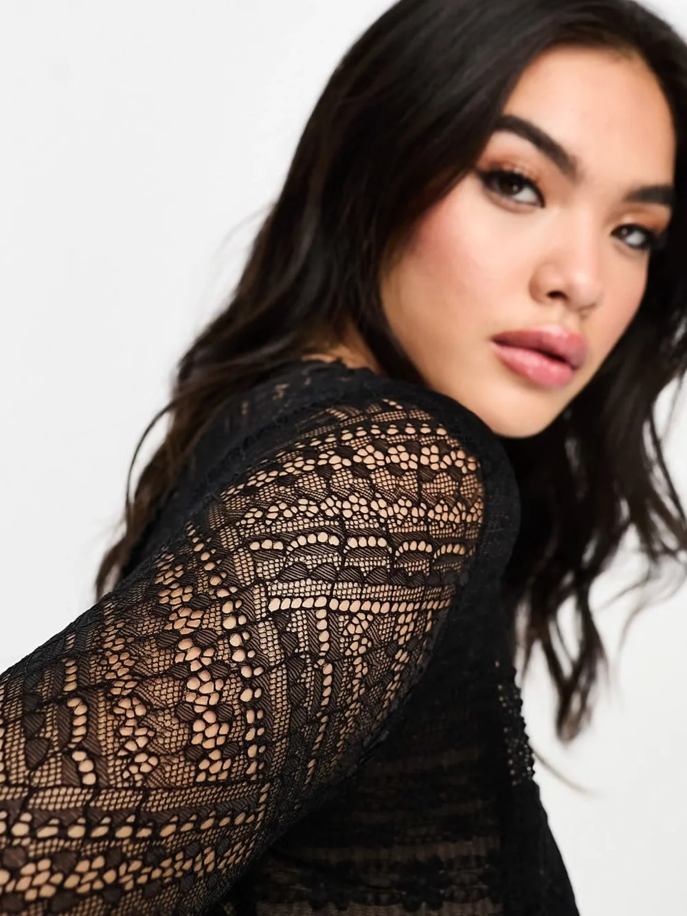 Free People sheer lace